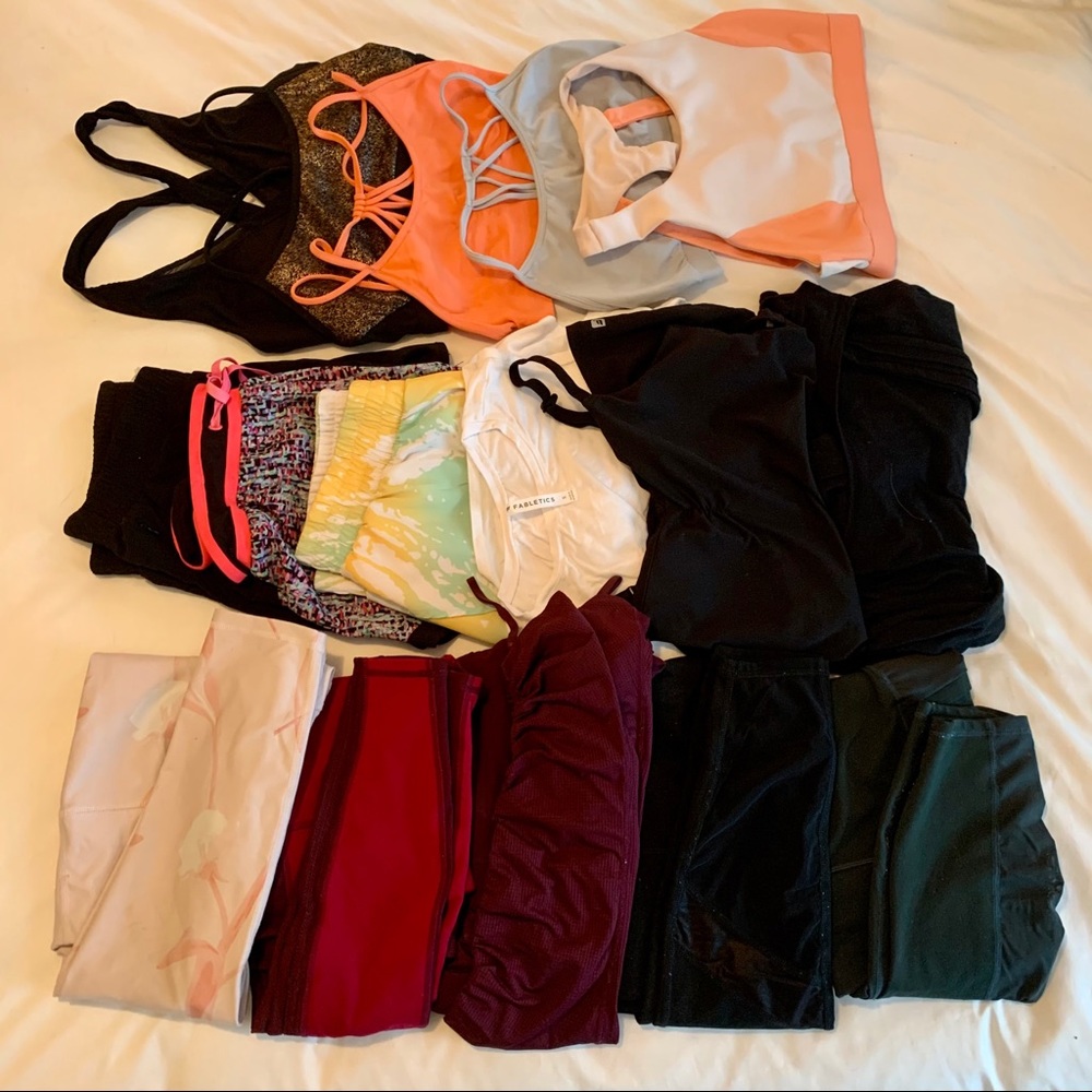 Entire Fabletics Wardrobe Bundle (16 pieces)